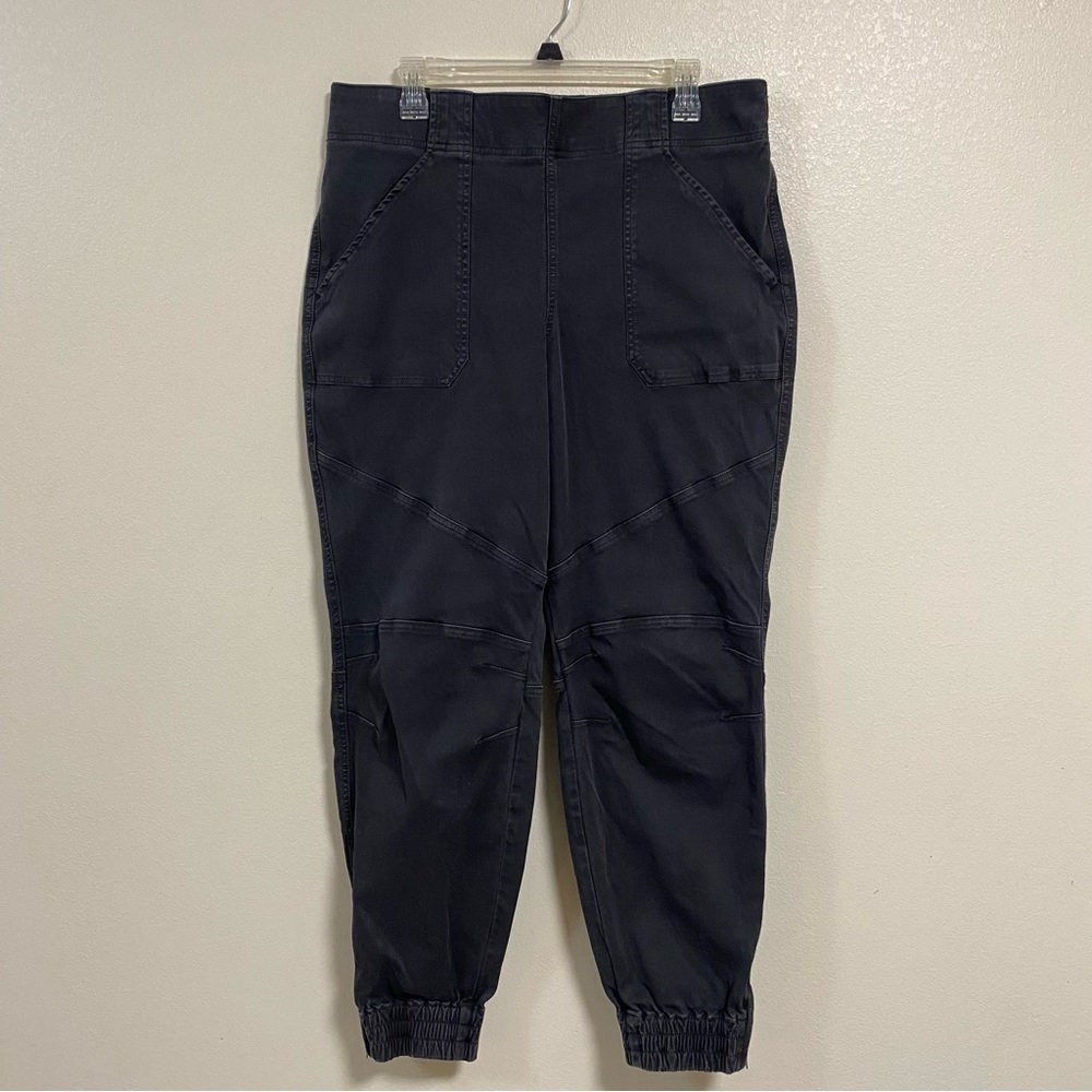 Spanx Pants Women’s Size 1x Black Stretch Twill Cargo Jogger pants